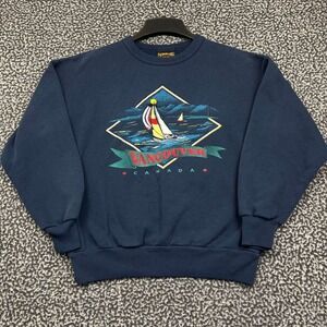 Vintage Marshlands Vancouver Sweatshirt Men Small Fleece Long Sleeve Crew Neck S
